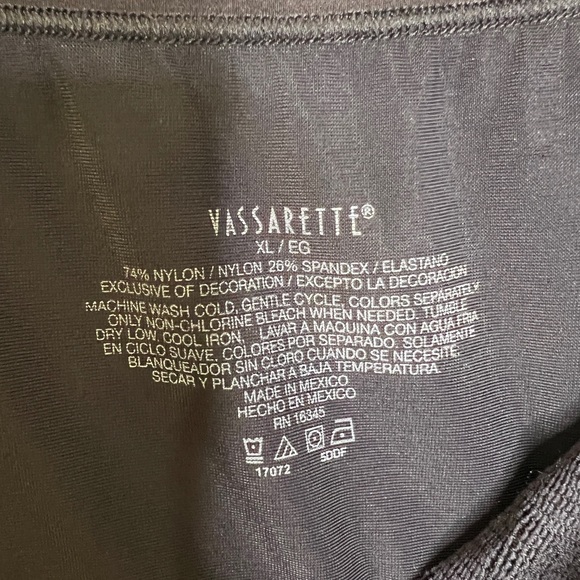 Vassarette Women's Vintage Y2K Lace Trim Camisole Black Size XL - Picture 4 of 8